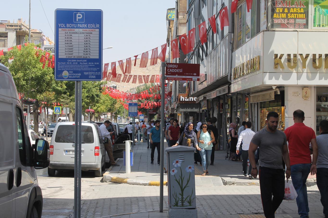 Van’da parkomat uygulaması yeniden devrede Van’da parkomat uygulaması yeniden devrede